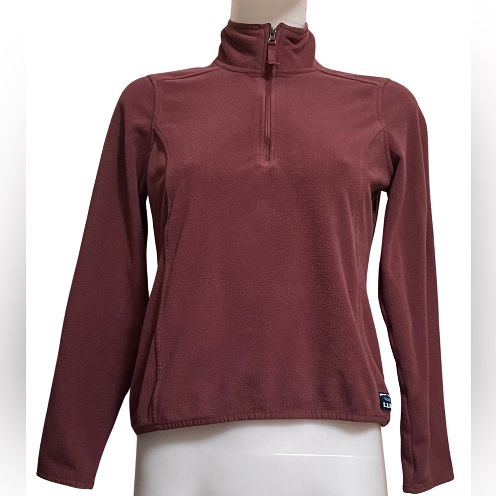LL Bean Fleece Zip Pullover